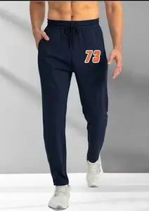 Elegent Track Pant for Men's Cotton Blend,NavySize_BZ-KRGS_36_1467 Navy