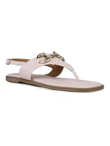 Inc.5 Womens Peach Casual Solid Square Flats