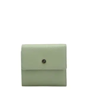Da Milano Mini Leather Wallet for Women - Mint