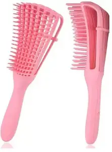 WADHWA Hair Brush 1 Pc Paddle Brush Detangler Hair Brush Hair Detangler Hair Brush For Women Curly Hair Brush Comb For Men Hair Styling Brush For Hair Brush Comb For Women Pink Color