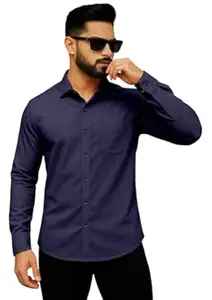 Men's Plain Casual Shirt