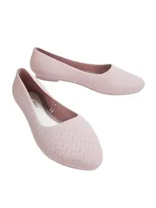 Max Women Perforations Ballerinas (Pink_36)