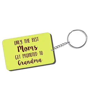 Family Shoping Mothers Day Gifts Only The Best Moms Get Promoted to Grandma Keychain Keyring for Car Home Office Keys