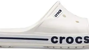Crocs Unisex Adult Bayaband Slide White/Navy - M8W10