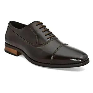 San Frissco Men's Trade Brown Derby Shoes - 10