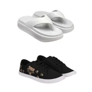 ZENWEAR Extra Soft Classic Casual wear with Ultra Soft Flexibility Technology Heels for Women's/Girl's(6108+1629)(7) Multicolor