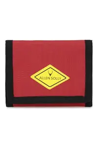 Allen Solly Men Red Graphic Print 100% Cotton Wallet