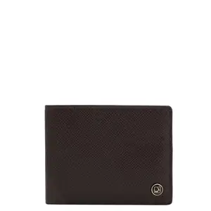 Da Milano RFID Protected Leather Wallet for Men with Card Slot - Brown