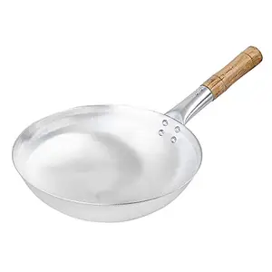 Ceznek Stainless Steel Chinese Wok with Wooden Handle (6 inch) price in India.