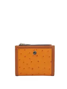 Da Milano Genuine Leather Orange Women Wallet (10069A)