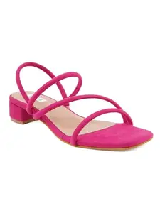 Elle,Women Sandals,Fuchsia,UK-5