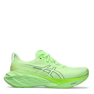 ASICS Mens NOVABLAST 4 Illuminate Green/Lime Burst Running Shoes - 10 UK (1011B693.300)