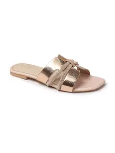 ELLE Women Sandal,Rose Gold,UK-8