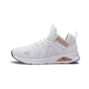 Puma Womens Enzo 2 Metal WN's White/Rose Gold Running Shoe - 6 UK (19325703)