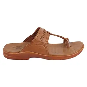 Medifeet Men's Knot Head Sandals (TAN, Numeric_10)