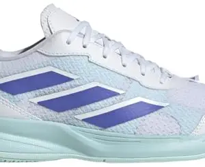 adidas Women's Avaflash Tennis Shoes, White, 4