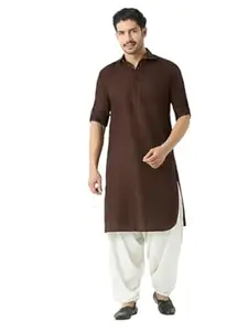 Rajubhai Hargovindas Men's Premium Pathani Kurta