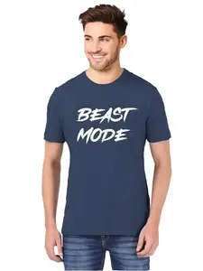 West Gate Clothing Plus Size Cotton T-Shirt for Men/Comfortable Casual Mens Tshirt (XXXXX-Large, NavyA22)