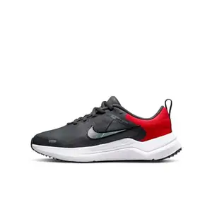 Nike Downshifter 12 NN (GS)-DM4194-001-6Y-ANTHRACITE/LT Smoke Grey-LT Smoke Grey
