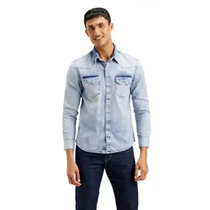 Levi's Men's Casual Shirt (6901778207193_17621-0074_Small_Blue)