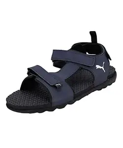 Puma Men's Blitz Parisian Night Black Sandal-8 Kids UK (38097804)