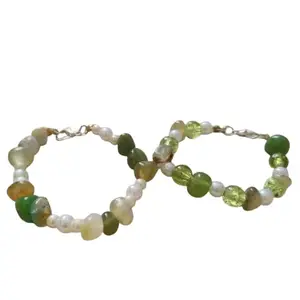 Stylish Trendy Stone Charm Multi-colored Beads Bracelet Combo charm beads bracelet For Women And Girls