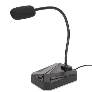 Shanrya Laptop Microphone, Wide Application Computer Microphone Plug and Play for Meeting