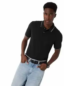 Max Men's Polycotton Half Sleeves Regular Fit Solid Polo T-Shirt