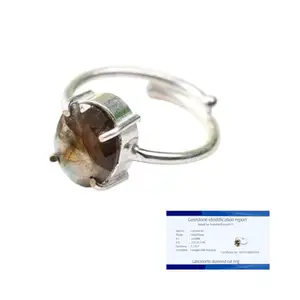 Labradorite diamond cut ring | Products AAA Natural Original Certified | Genuine Adjustable | Gemstone | for Unisex| charged | thebutterflytarot1111