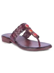 Liberty TLO-53 Womens Fashion Sandal 37EURO (Cherry)