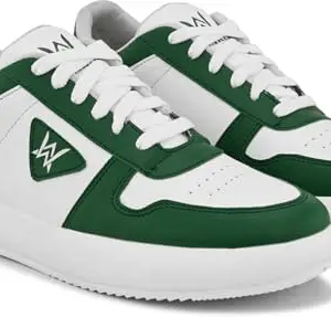 WOAKERS Men's Comfortable & Stylish Casual Shoes (Green, 9) (1071)