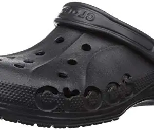 Crocs Unisex-Adult Baya Black Outdoor Sandals-6 Men/ 7 UK Women (M7W9) (10126-001)