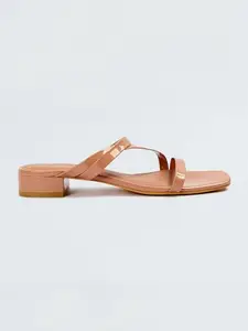 Max Women Strappy Flats, Nude, 40