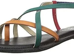 Sole Head Women'S 244 Green Outdoor Sandals-5 Uk (38 Eu) (244Green)(Green_)