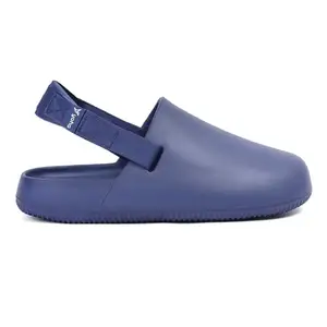YOHO Glide Clog Sandals for Men | Mule Shape Clogs with Adjustable Straps | Lightweight & Waterproof Cushioned Footwear for Everyday Use | Mystery Blue - UK 8