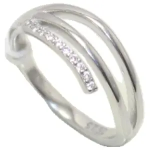 Rajasthan Gems Ring 925 Sterling Silver Cubic Zirconia CZ Zircon Stone Women Handmade Gift L305