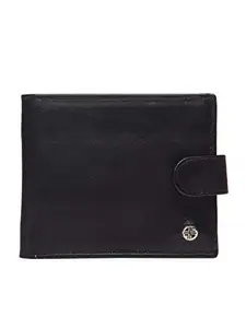 Carlton London Mens Leather Multi Card Wallet Black (8906030258058)