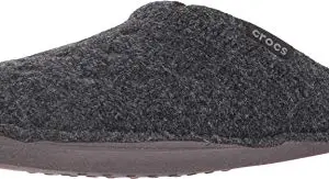 Crocs Classic Slipper (3 UK Men/ 4 UK Women (M4W6) Black/Black