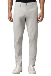Louis Philippe Men's Slim Casual Pants (LYTFCSMP286323_Grey