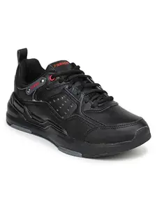ABROS Mens Casual Shoes ALSG8019-BLACK/RED-6
