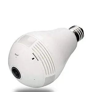 Paroxysm CCTV Camera LED Bulb Hidden Camera with Fisheye Lens, System, 360? IP Camera Wireless Bulb Holder, Remote Monitoring Home Security Camera, with Two-Way Audio (Pack of 1) price in India.