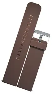 SURU® 22mm Elite Quick Release Silicone Watch Strap/Band for Men Women (Colour - Brown/Size -22mm) U6