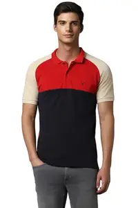 Allen Solly Men's Regular Fit T-Shirt (ASKPQRGFT21292_Multicolour