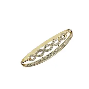 Stylish Gold tone and American diamond bracelet for women and Girls