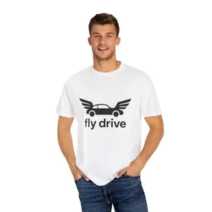 Fly Drive-Printed T-Shirt |Color - White |Fabric - Cotton| Size-XL|NT-_217
