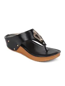 iconics Women Sandal,Black,UK-4