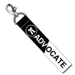 ISEE 360® Advocate Logo Lanyard Tag with Swivel Lobster for Gift Luggage Bags Backpack Laptop Bags L X H 5 X 0.8 INCH