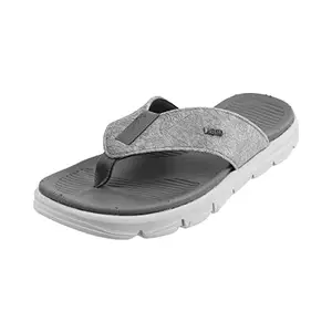 Metro Men's Grey Synthetic Sandals 8-UK 42 (EU) (16-652)