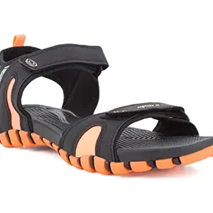 Sparx womens SS 572 | Latest, Daily Use, Stylish Floaters | Black Sport Sandal - 7 UK (SS 572)