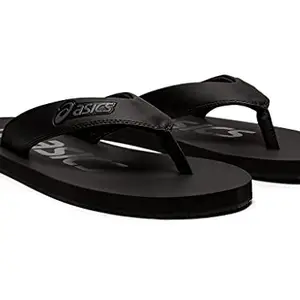 ASICS Zorian Bm Black/Dark Grey Slippers - 9 UK (44 EU) (10 US) (1173A009)